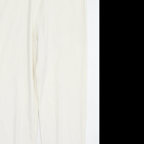 Al Paradise Womens White  Viscose Jegging Jeans Size M L27 in Regular Button