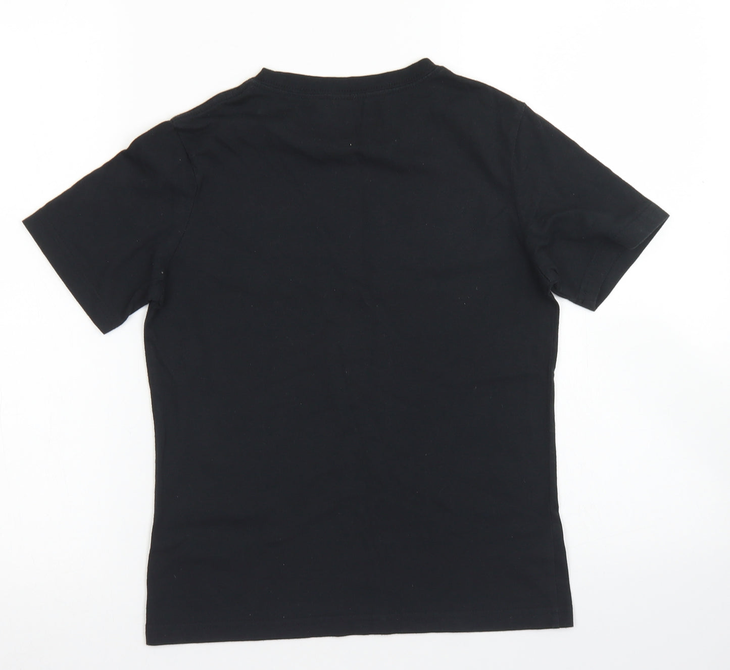 Star Wars Boys Black  Cotton Basic T-Shirt Size L Crew Neck  - 16 bit Star Wars