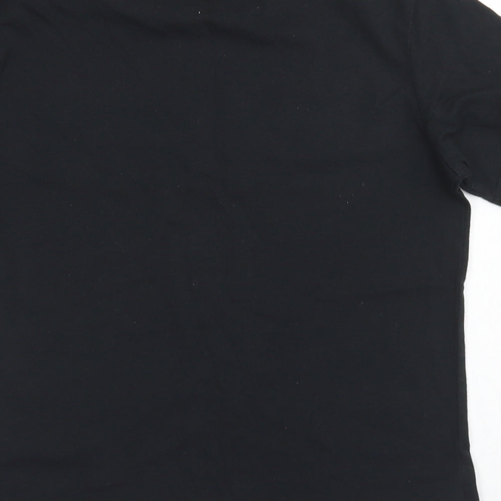 Star Wars Boys Black  Cotton Basic T-Shirt Size L Crew Neck  - 16 bit Star Wars