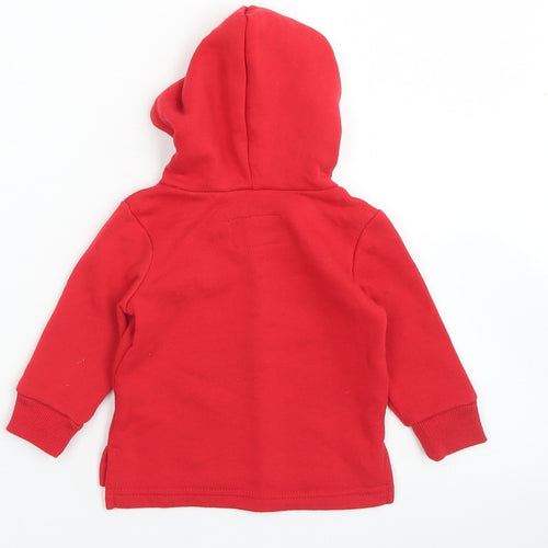 Mini Rebel Boys Red   Jacket  Size 3-6 Months    - Hoodie