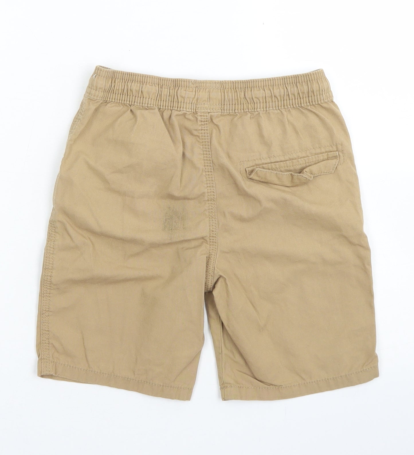Denim Co Boys Brown  Cotton Chino Shorts Size 8-9 Years  Regular Drawstring