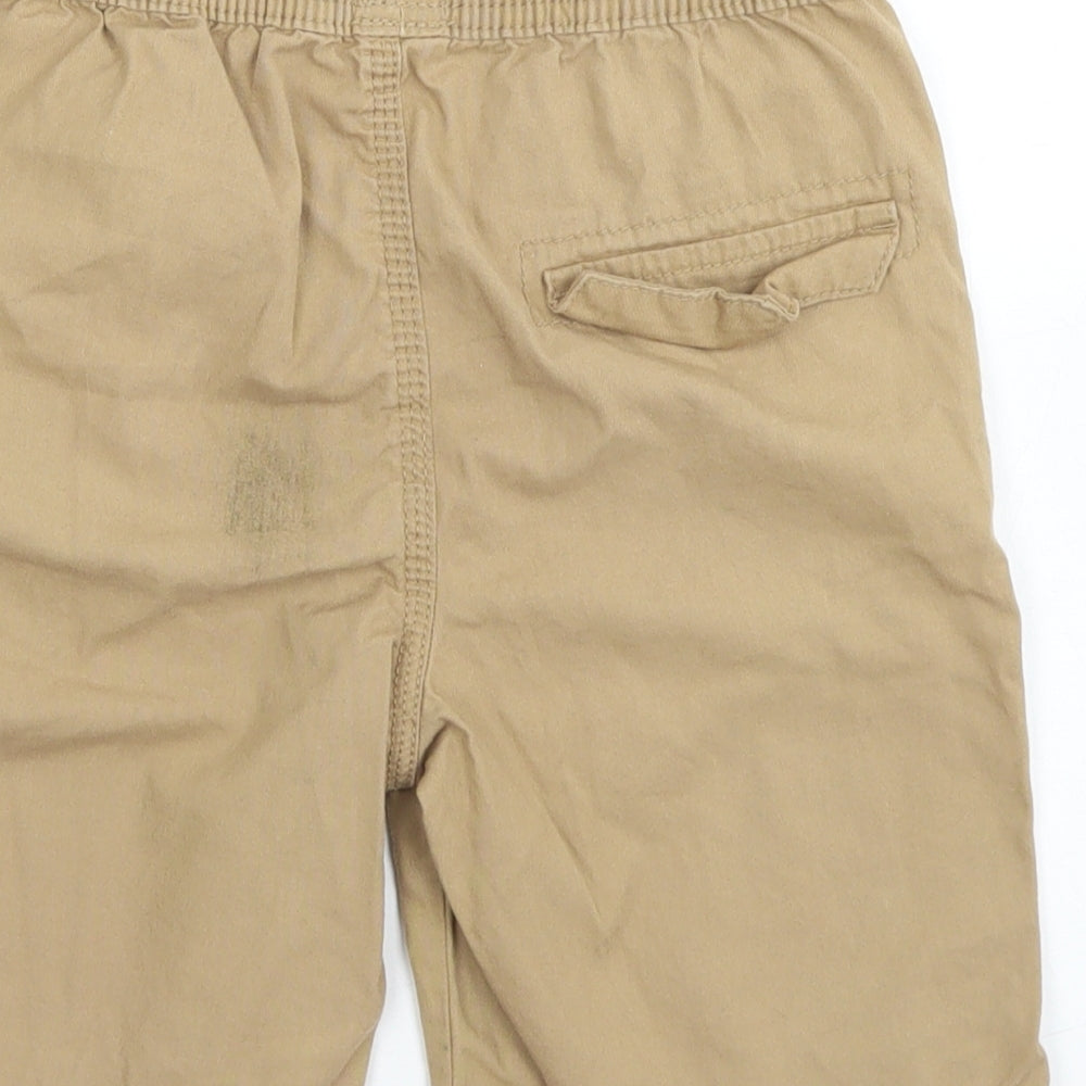 Denim Co Boys Brown  Cotton Chino Shorts Size 8-9 Years  Regular Drawstring