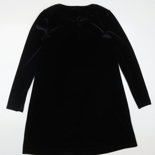 Gap Womens Black  Polyester A-Line  Size M  Round Neck Pullover