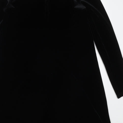 Gap Womens Black  Polyester A-Line  Size M  Round Neck Pullover