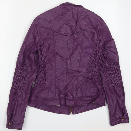 XL Mode Womens Purple   Jacket  Size M  Zip