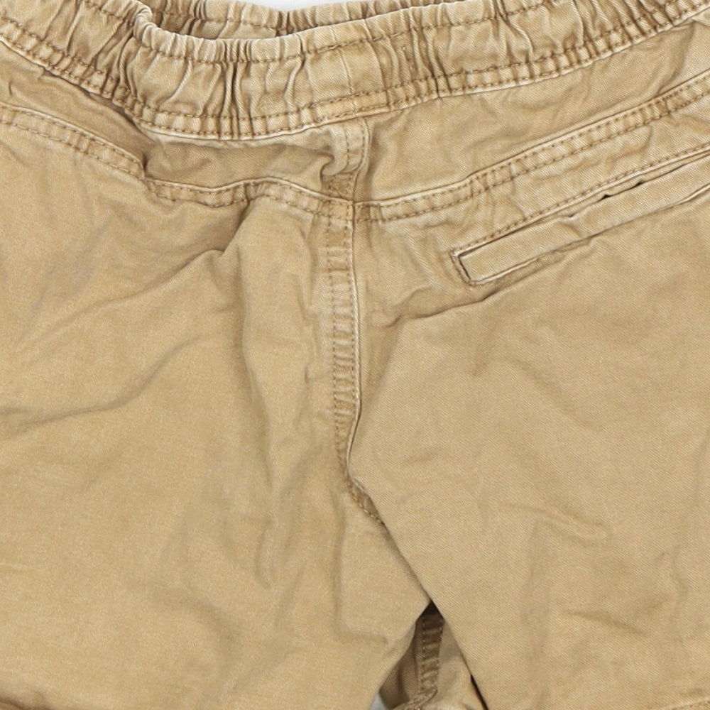 M&S Boys Beige  Cotton Chino Shorts Size 7-8 Years  Regular