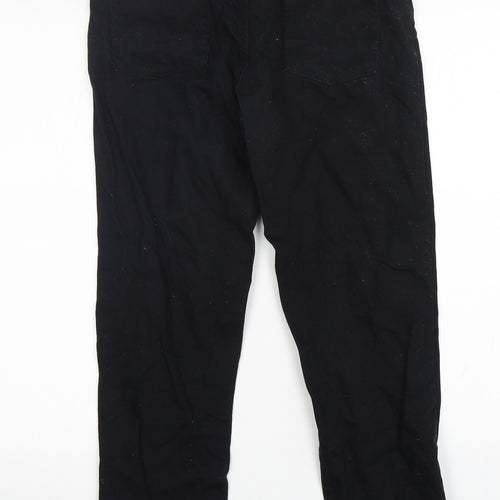 George Boys Black  Cotton Straight Jeans Size 13-14 Years  Regular