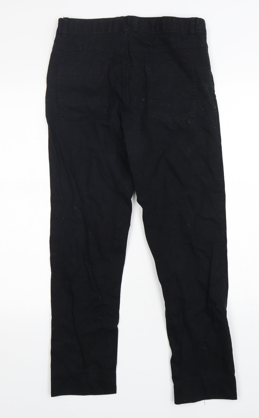 George Boys Black  Cotton Straight Jeans Size 13-14 Years  Regular