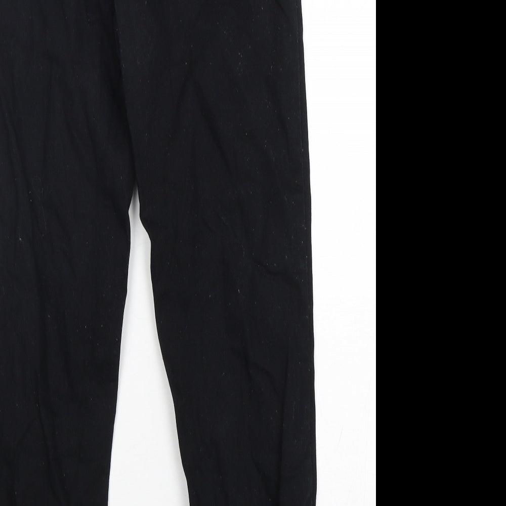 George Boys Black  Cotton Straight Jeans Size 13-14 Years  Regular