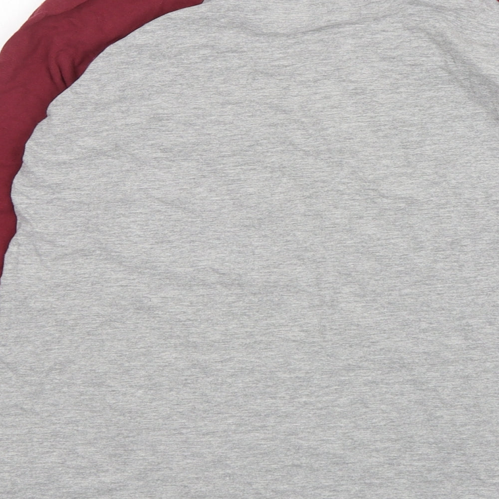 BHS Boys Multicoloured  Cotton Basic T-Shirt Size 13-14 Years Round Neck  - New York