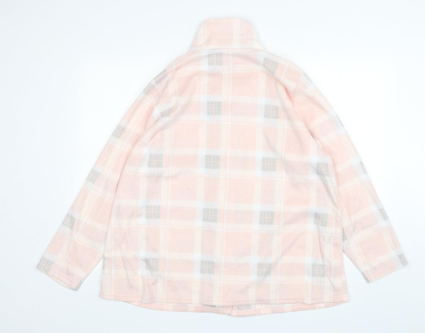 George Womens Pink Plaid Polyester Top Pyjama Top Size 20
