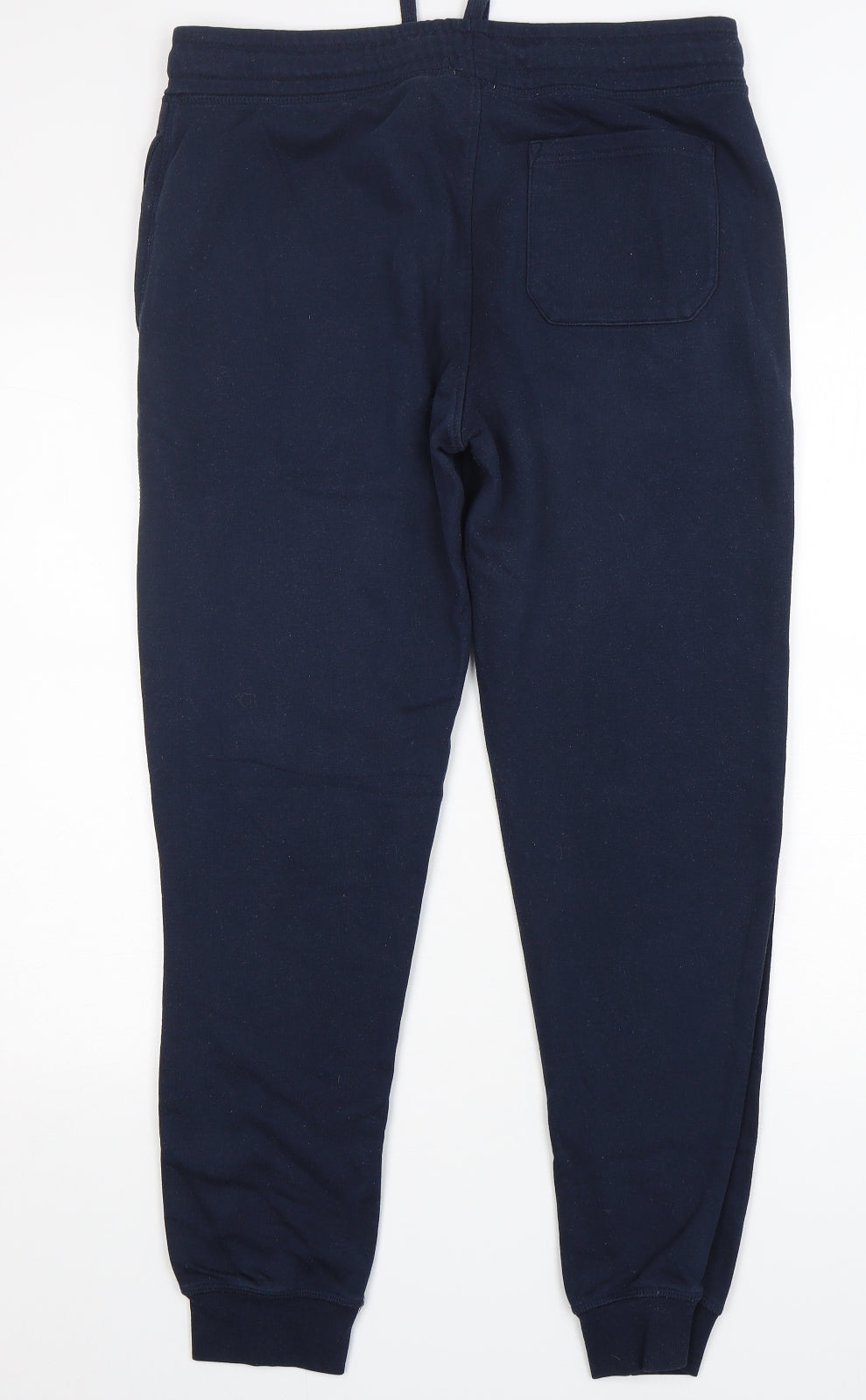 Jeff & CO Mens Blue  Cotton Sweatpants Trousers Size L L30 in Regular
