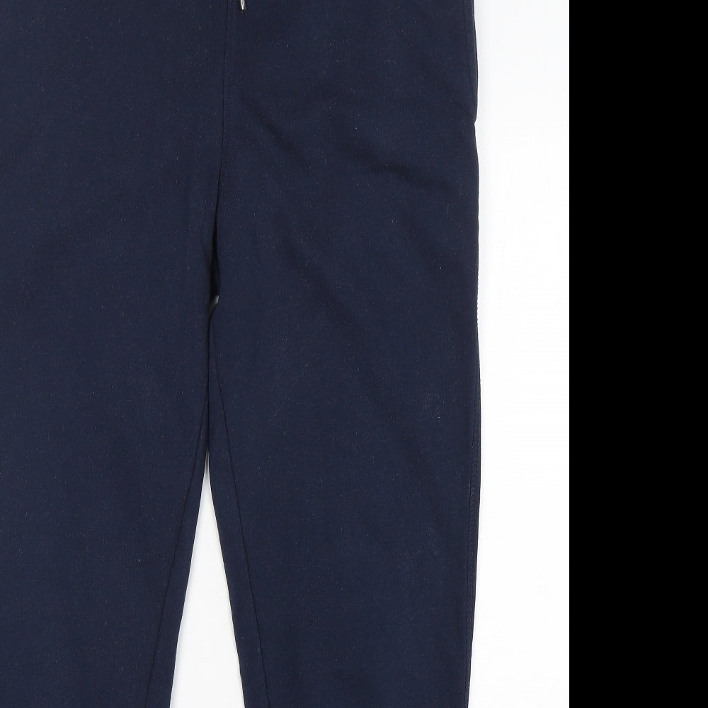 Jeff & CO Mens Blue  Cotton Sweatpants Trousers Size L L30 in Regular