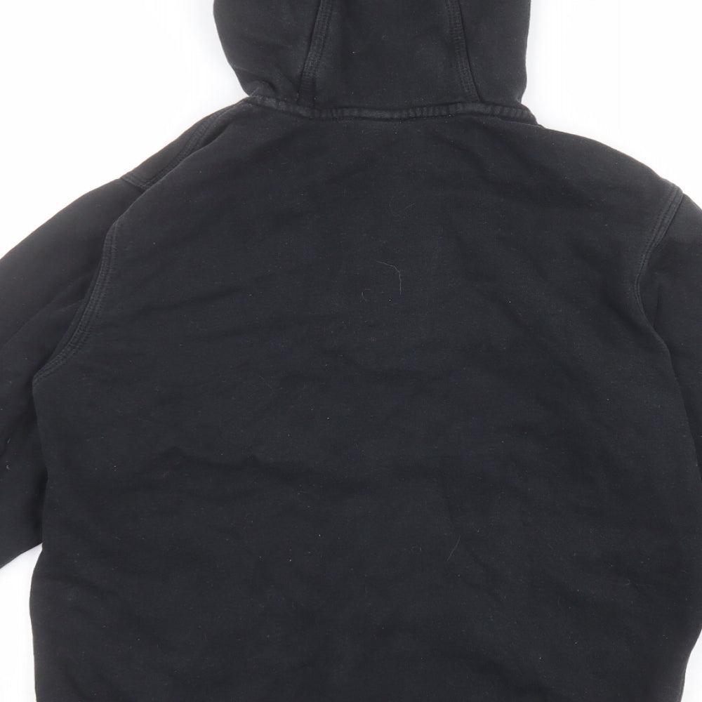 Nike Mens Black  Cotton Full Zip Hoodie Size S