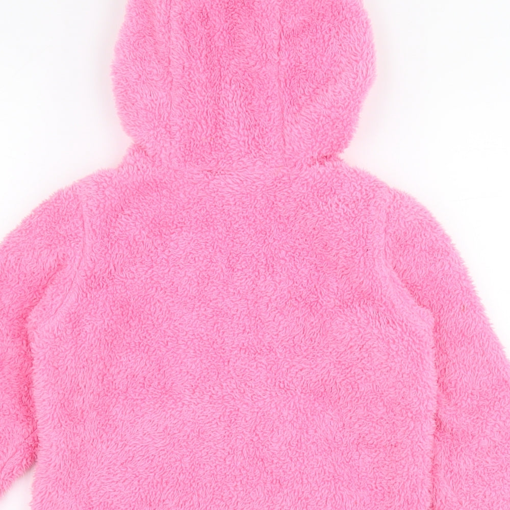 Dare 2B Girls Pink  100% Polyester Pullover Hoodie Size 3-4 Years