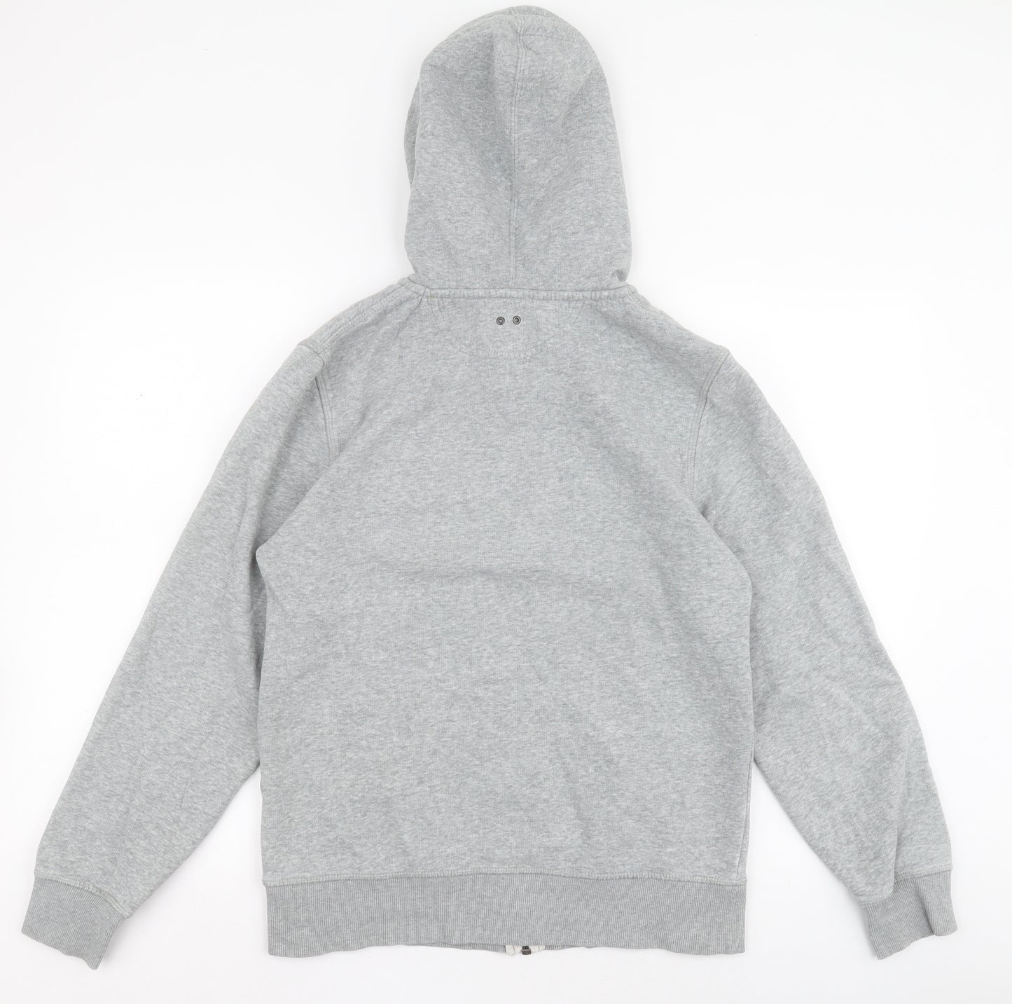 Converse Mens Grey  Cotton Full Zip Hoodie Size M