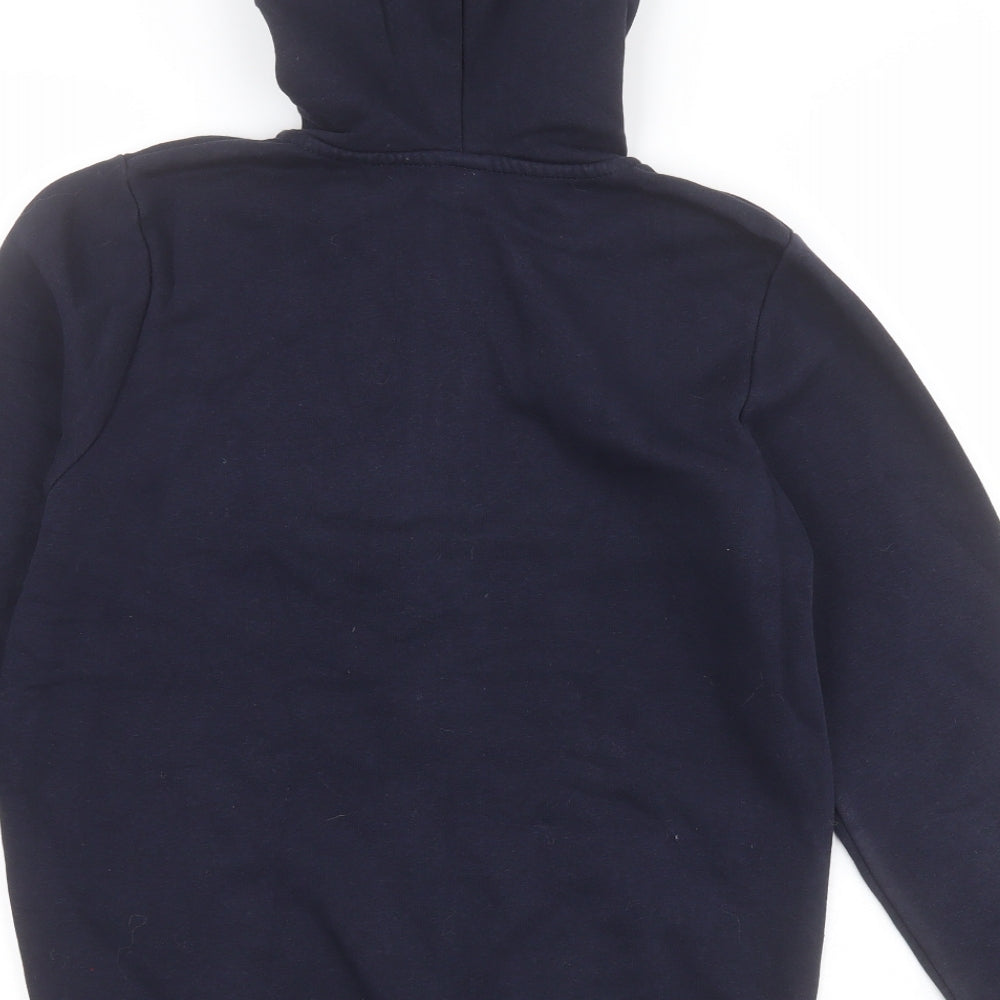 TU Boys Blue  Cotton Full Zip Hoodie Size 12 Years   - Schoolwear