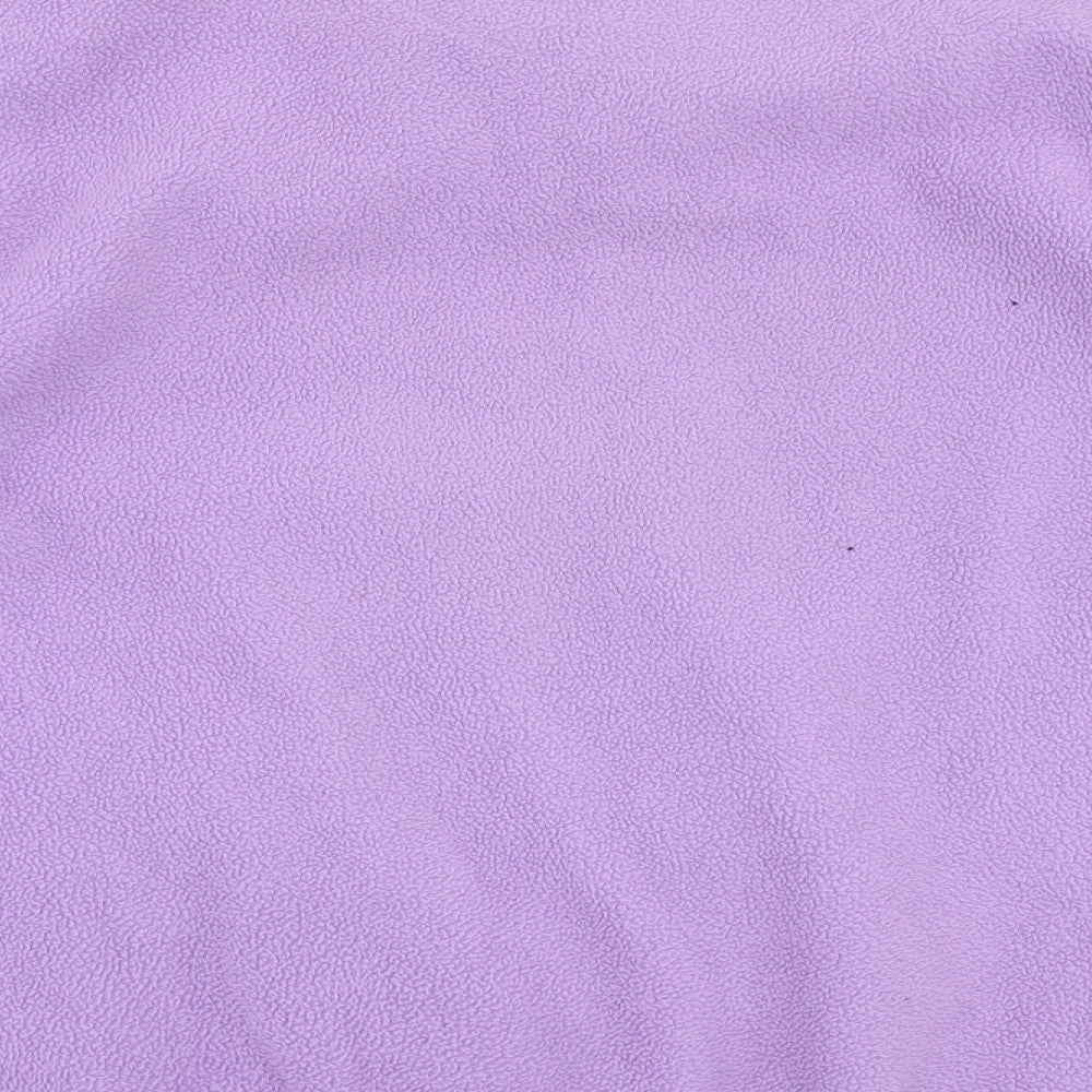 Being Casual Womens Purple  100% Polyester Full Zip Sweatshirt Size 18  Zip - Fleece