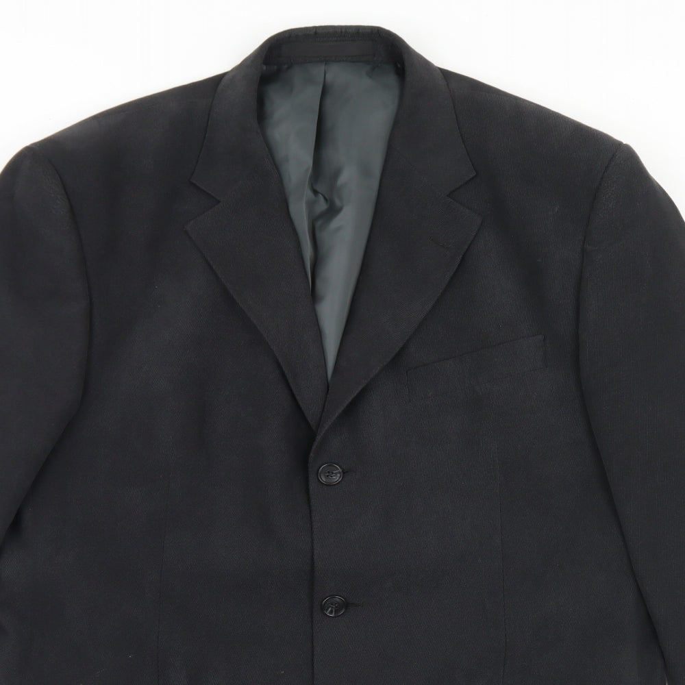 Marks & Spencer Mens Grey  Polyester Jacket Blazer Size 40