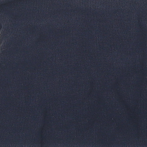 NEXT Boys Blue  Cotton Ringer T-Shirt Size 6-9 Months Crew Neck