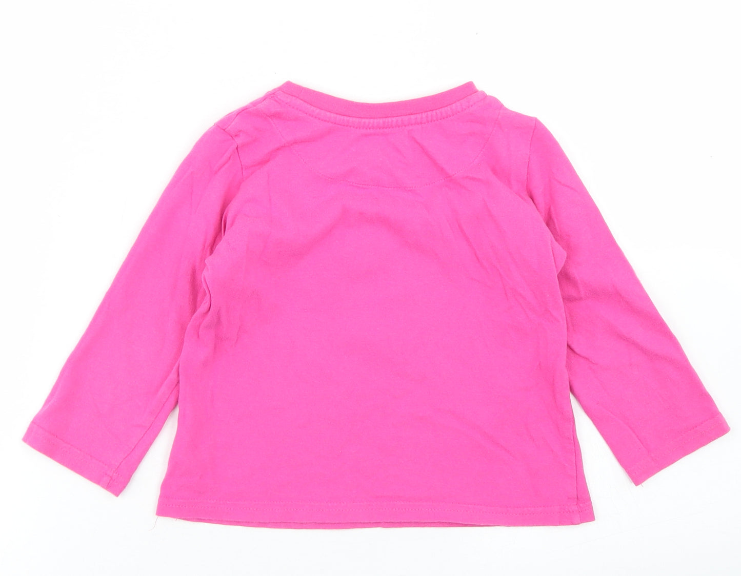 Primark Girls Pink  Cotton Basic T-Shirt Size 3-4 Years Crew Neck  - Minnie Mouse