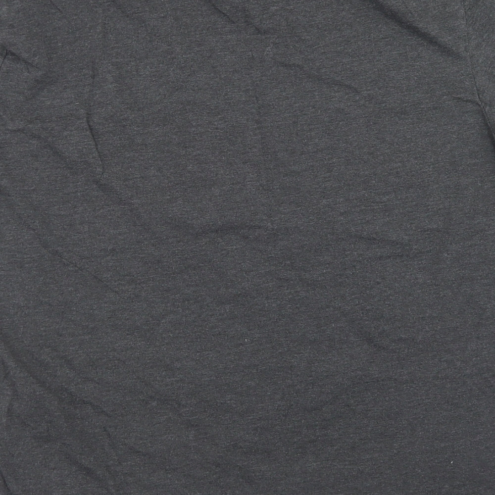 George Mens Grey  Cotton  T-Shirt Size M Crew Neck  - Marvel Thanos