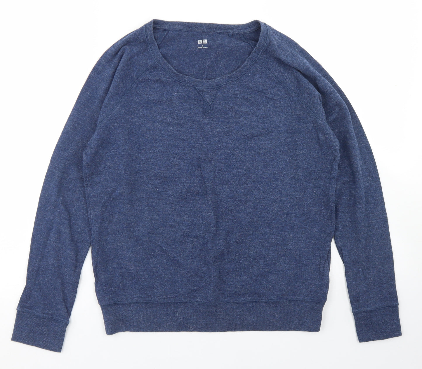 Uniqlo Mens Blue  Cotton Pullover Sweatshirt Size S