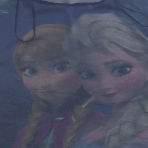 George Girls Blue  Polyester Basic Blouse Size 9-10 Years Crew Neck  - Frozen, Anna & Elsa