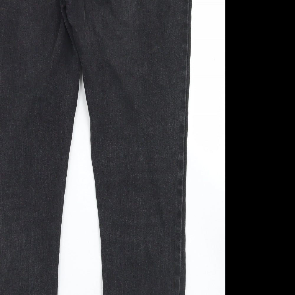 George Womens Black  Cotton Jegging Jeans Size 16 L27 in Regular