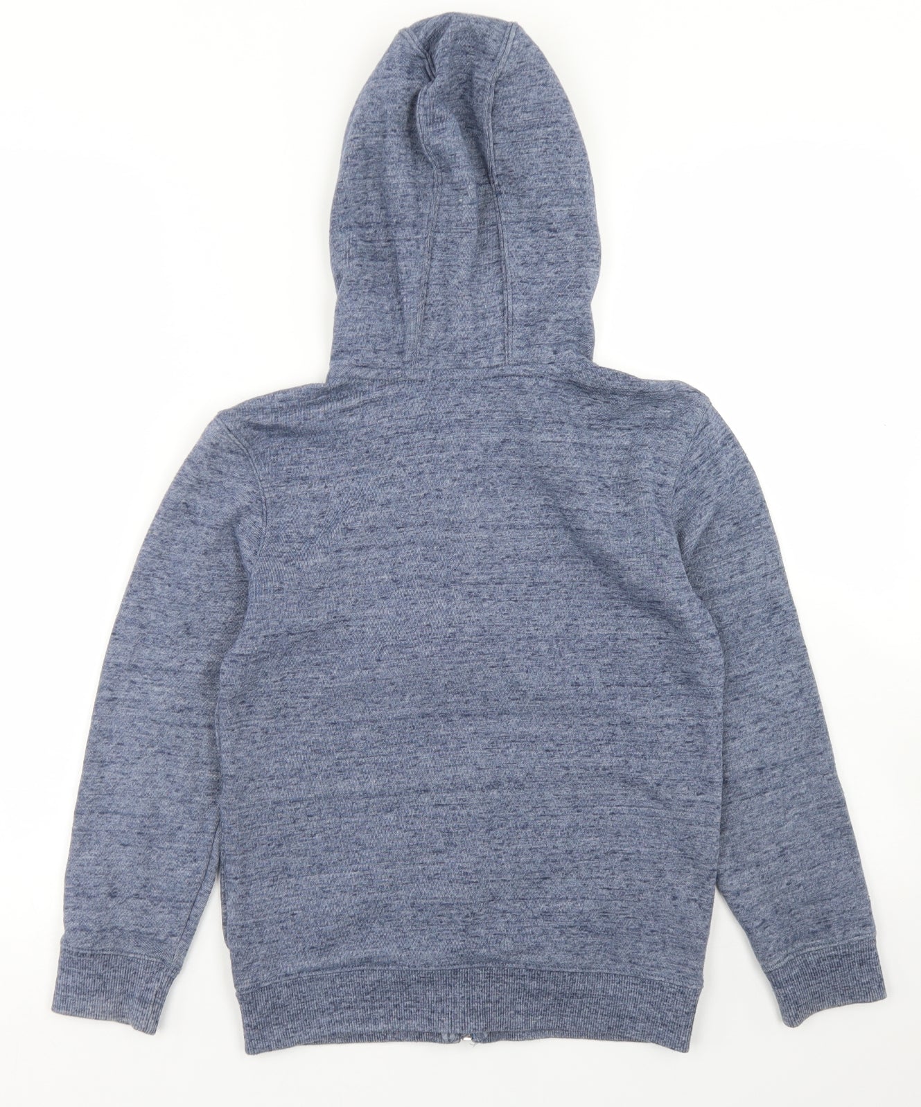 George Boys Blue  Polyester Full Zip Hoodie Size 8-9 Years  Zip