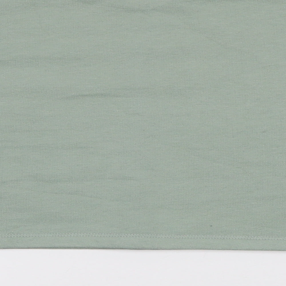 New Look Girls Green Round Neck  Cotton Pullover Jumper Size 10-11 Years   - Miami