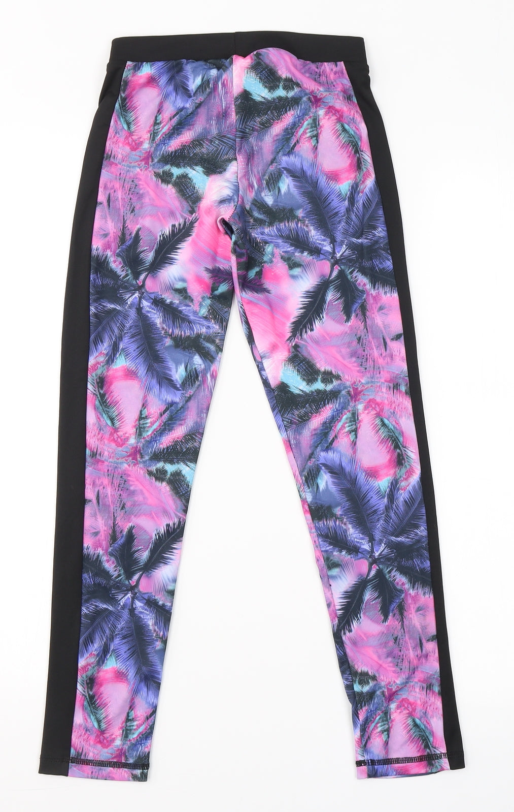 Active Girls Multicoloured  Polyester Sweatpants Trousers Size 9-10 Years  Regular  - Palm Tree