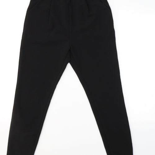 SheIn Womens Black  Polyester Carrot Trousers Size S L27.5 in Regular