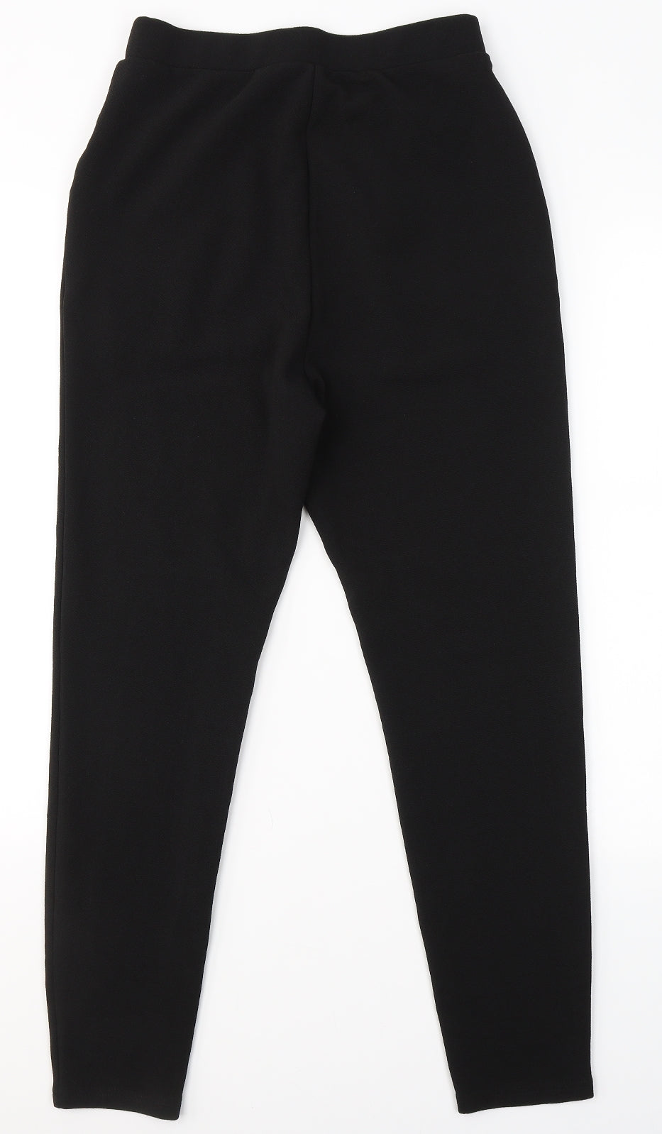 SheIn Womens Black  Polyester Carrot Trousers Size S L27.5 in Regular