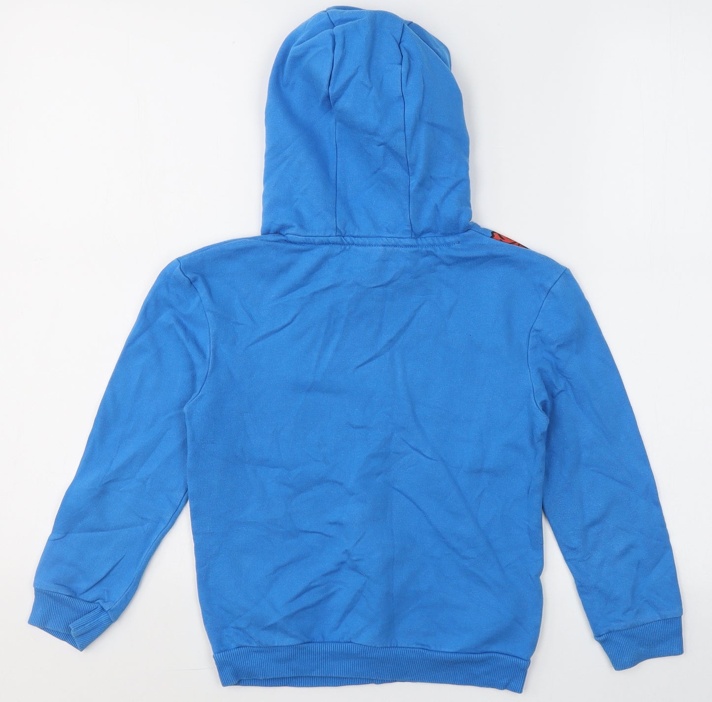 George Boys Blue  Cotton Pullover Hoodie Size 6-7 Years   - Marvel
