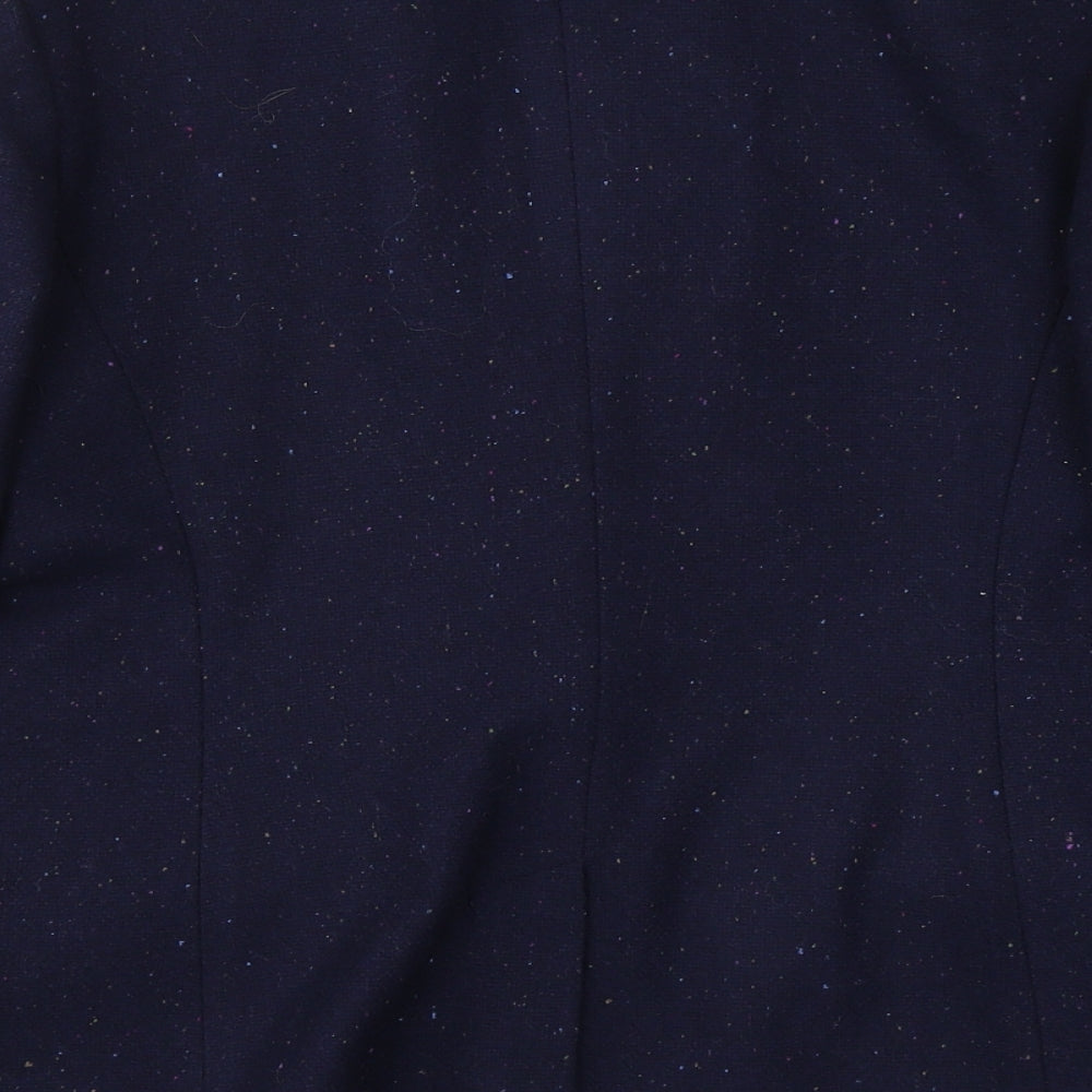 NEXT Womens Blue  Wool Jacket Suit Jacket Size 12