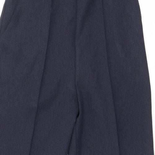 first avenue Womens Blue  Polyester Dress Pants Trousers Size 14 L25 in Regular