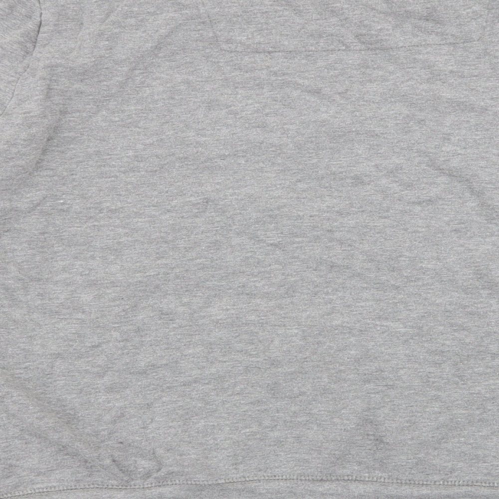 Threadbare Mens Grey  Cotton Pullover Hoodie Size M   - maui surf club