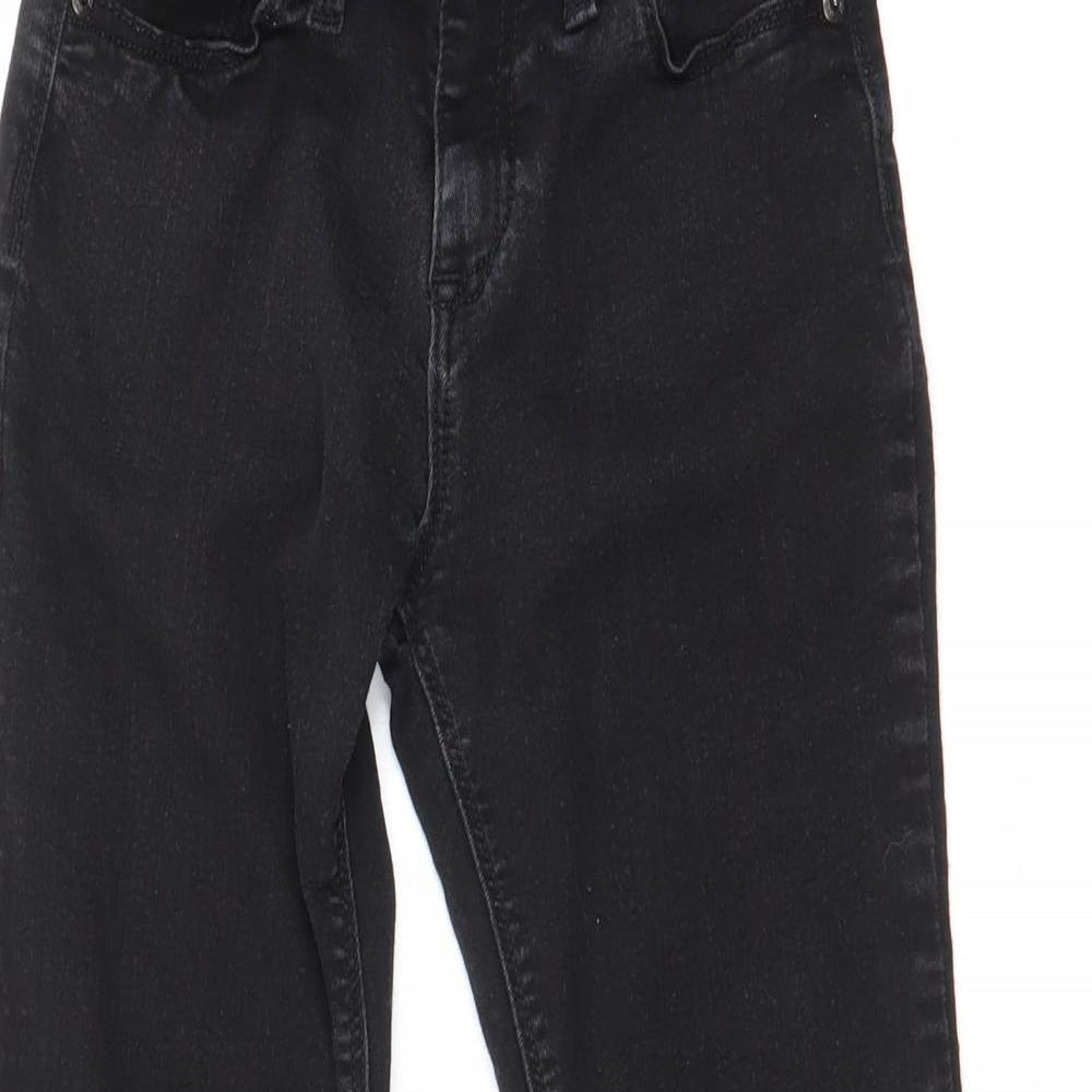 Gap Boys Black  Cotton Skinny Jeans Size 12 Years  Slim Zip