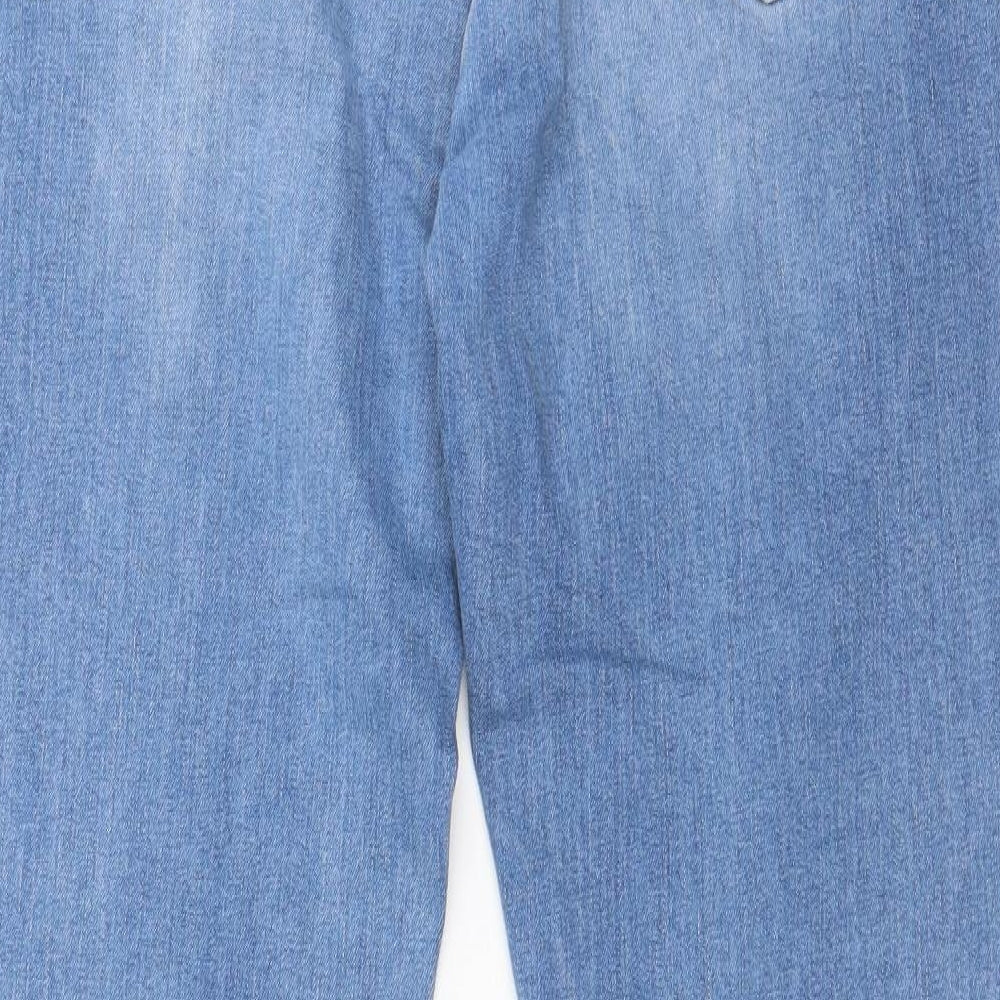 Kiomi Mens Blue  Polyester Skinny Jeans Size 36 in L32 in Regular Zip