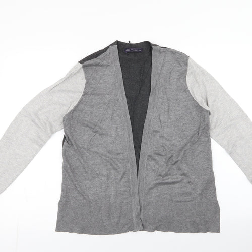Marks and Spencer Womens Grey   Viscose Cardigan Jumper Size 12