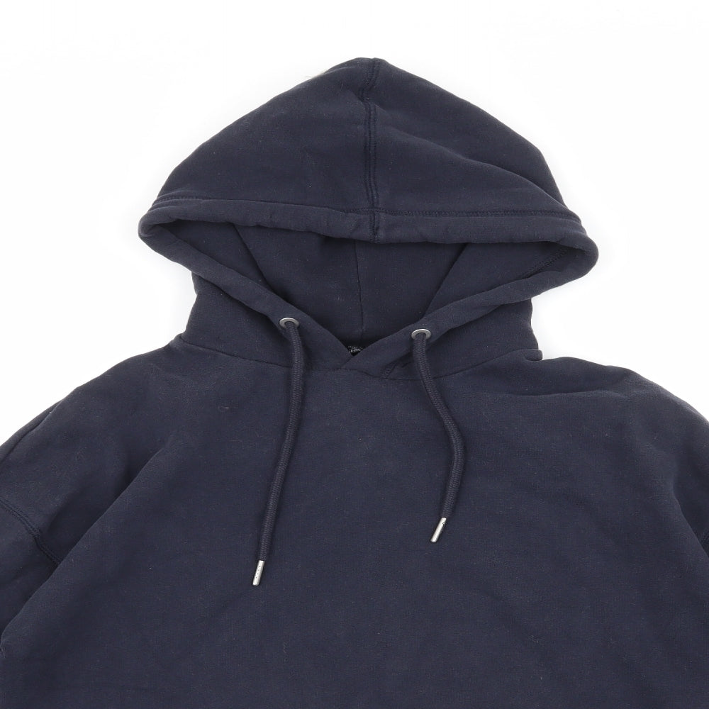 NEXT Mens Blue  Cotton Pullover Hoodie Size M