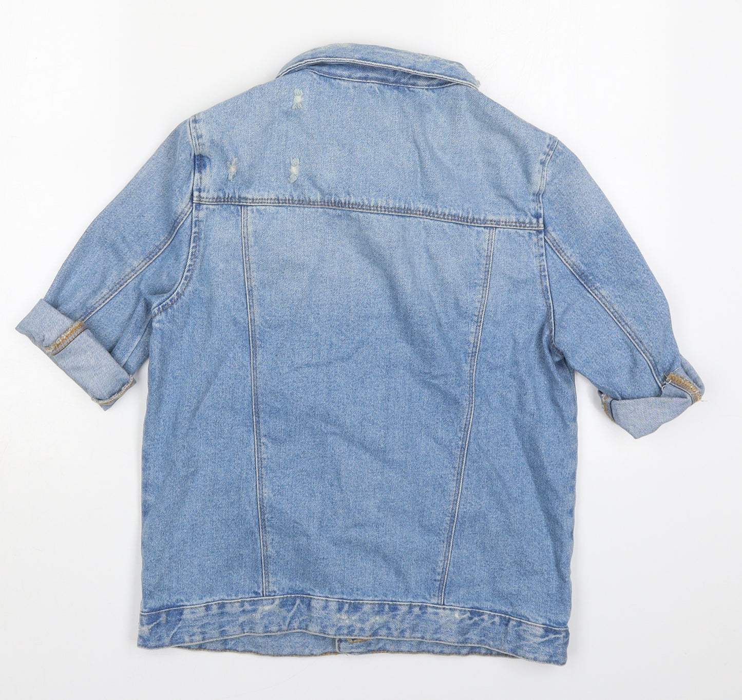 Marks and Spencer Girls Blue   Jacket  Size 12-13 Years  Button