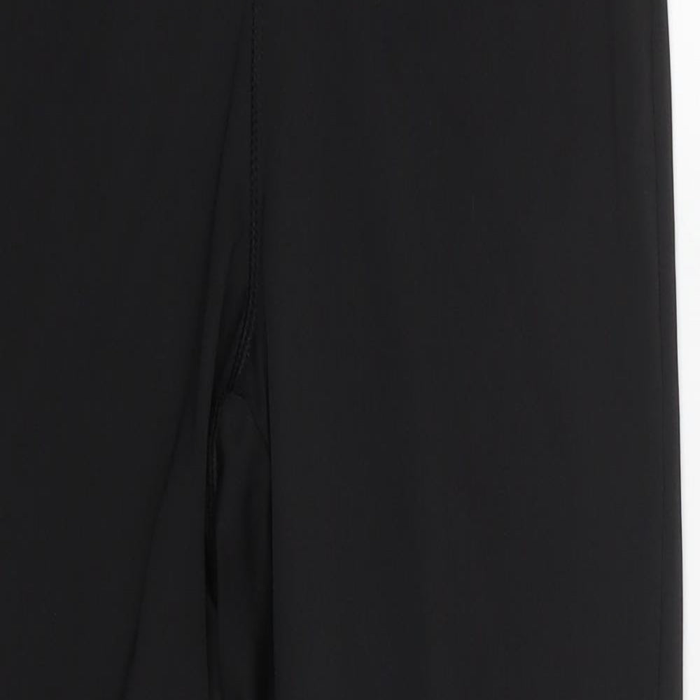 George Womens Black Geometric Polyester Capri Leggings Size M L24 in Regular