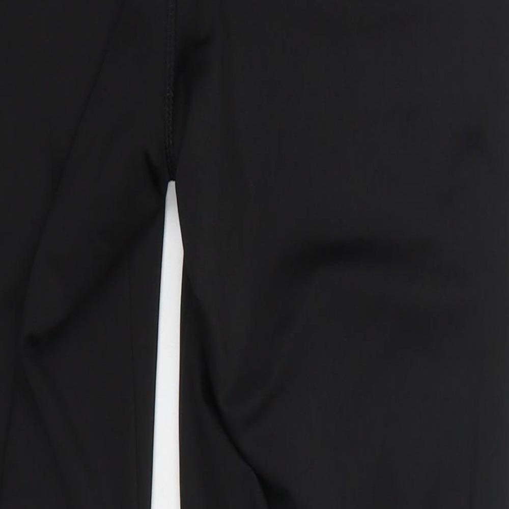 George Womens Black Geometric Polyester Capri Leggings Size M L24 in Regular