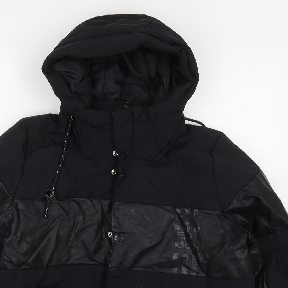 adidas Womens Black   Jacket Coat Size 10  Zip