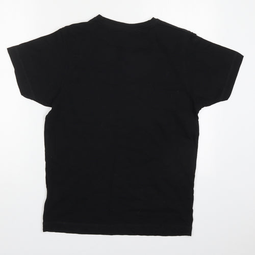 Continental Mens Black  Cotton  T-Shirt Size S Crew Neck  - Iceland The Land of Fire and Ice