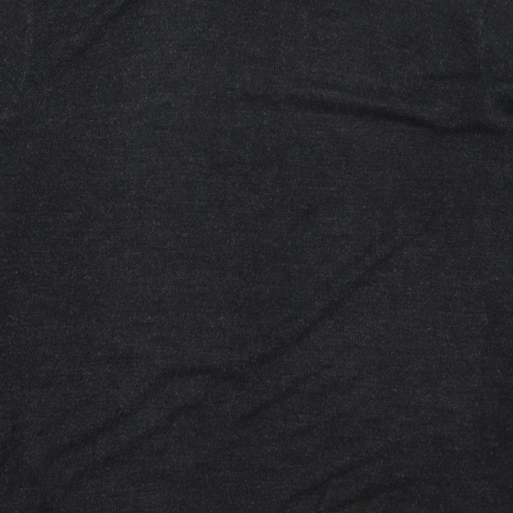 Marks and Spencer Mens Grey Round Neck  Acrylic Pullover Jumper Size L