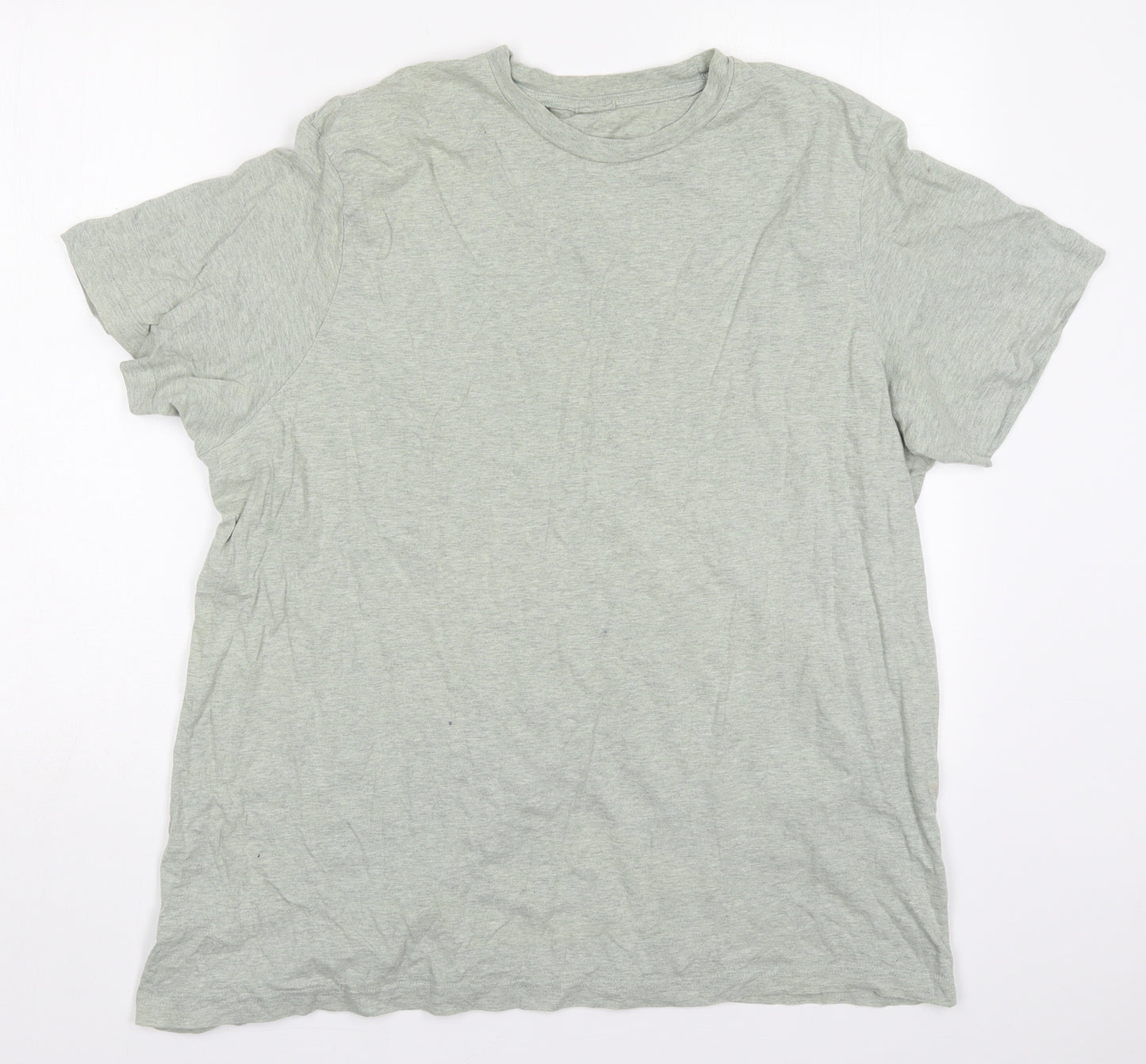 Burton Mens Green  Cotton  T-Shirt Size 2XL Crew Neck