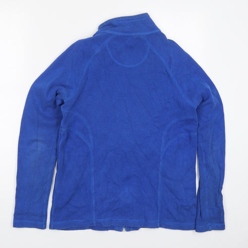 Kirkland Womens Blue  Cotton Full Zip Sweatshirt Size S  Zip